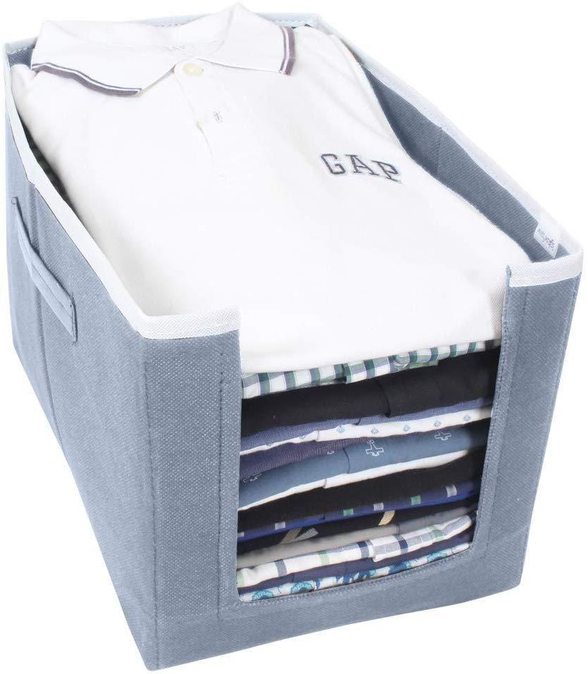 Cloth Organizer - Non Woven Foldable Cloth Organizer ( Pack of 3)